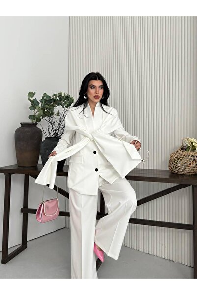 Ekim Store Shawl Detailed Design Jacket Trousers Double Blazer Suit