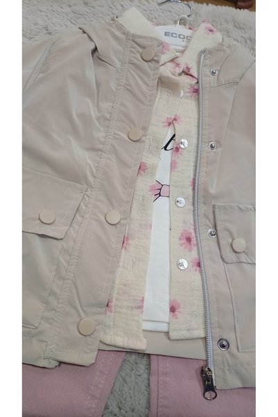 ecoo kids Girls' 1-4 Years Old Shirt, Jacket and Pants Set