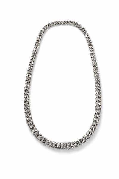 neslyaccessories قلادة فضية بعرض 5 ملم