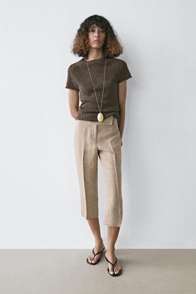 Massimo Dutti Kısa kollu triko kazak