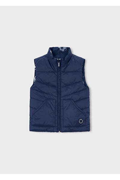 MAYORAL Boy's Printed Double-Sided Inflatable Vest 3380