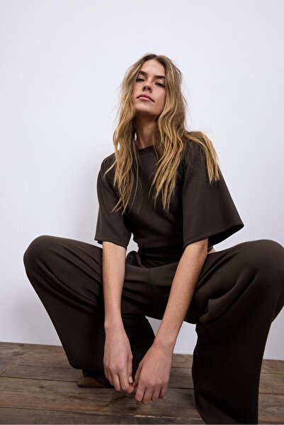 Stradivarius Yumuşak dokulu kısa kollu t-shirt