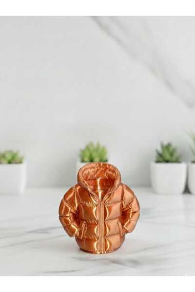 Yakamoz 3d Copper Color Hand-Held Inflatable Coat-Looking Pen Holder