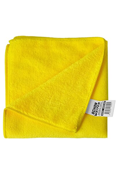 SCHON WEITER Yüksek Emicili Mikrofiber Oto Kurulama ve Temizlik Bezi 40x40 Sc...