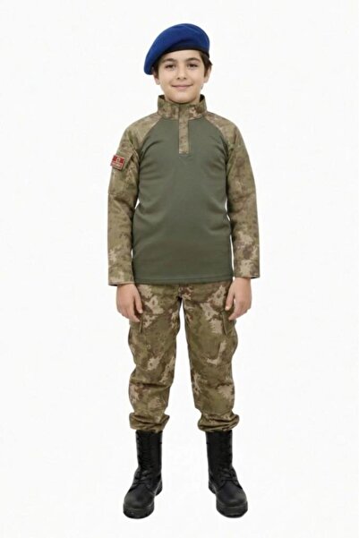 SINGLE SWORD Uniformă militară Blue Beret Set de luptă pentru copii