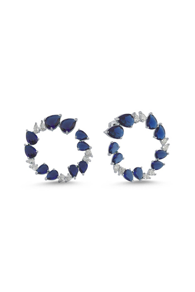 Merano Design Baisse Lacivert Küpe