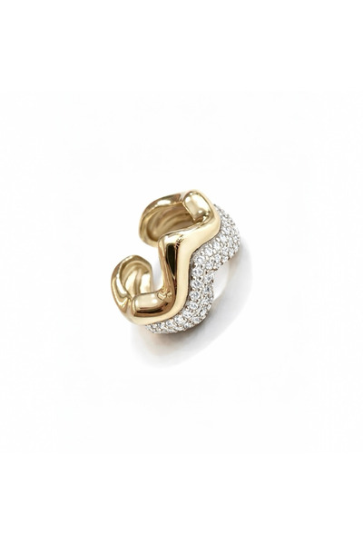 neslyaccessories Adjustable Ring-White Curve