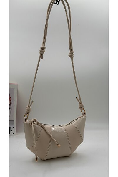 DMG Collection Γυναικεία τσάντα ώμου με λεπτομέρεια από τσαλακωμένο δέρμα, μο...