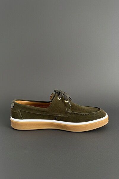 MUGGO CRAFT Pantofi casual pentru bărbați, din piele de căprioară autentică, ...