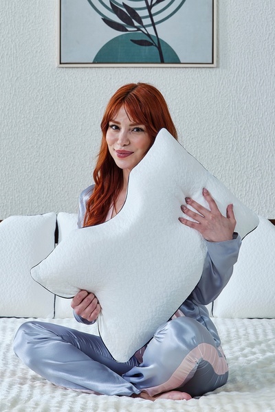 Bera Yatak Shoulder Yan Yatanlar İçin Omuz Boşluklu Visco Yastık Horlama Yast...