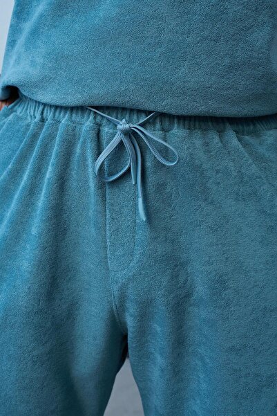 duo fideles Men's Cotton Regular Fit Terry Fabric Basic Shorts