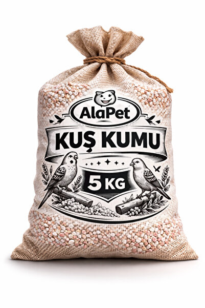 AlaPet Kuş Kumu, Kuşlar için Kafes, Salma, Kümes Kumu (Ekstra Mineralli Kuş K...