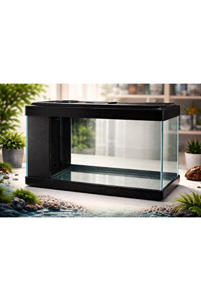 Fauna Pet Supplies Akvaryum Led Işıklı Sump Filtreli (50x32x20cm Sump:10cm) (...