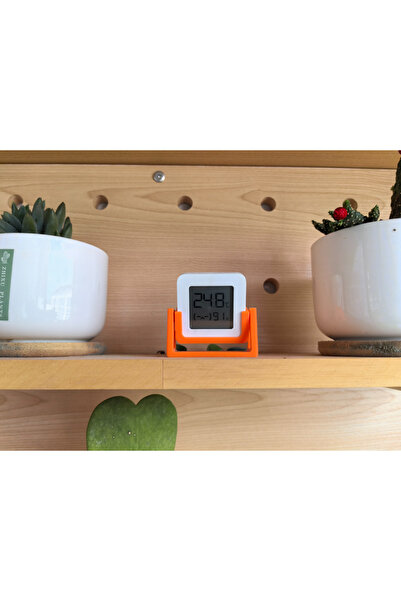 DU&ER مقياس درجة الحرارة والرطوبة 2 مع حامل مستشعر متوافق مع جهاز التعليق على...