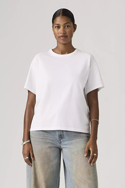 Levi's Vintage Ss Shiny White Women's T-Shirt