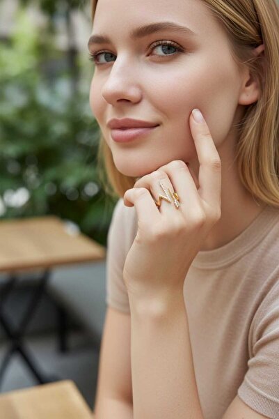 Aware Time حلقة قابلة للتعديل من الفولاذ المقاوم للصدأ بحجر الزركون