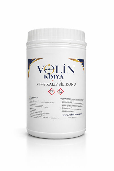 VOLIN Rtv-2 Kalıp Silikonu 10 Shore Yarı Şeffaf 1 kg 20 gr Katalizör ile birl...