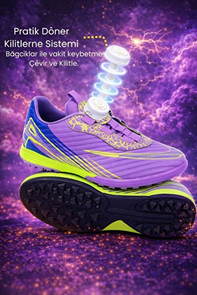 AİRBOOM Mechanism Lace-Up Kids/Youth Football Field Shoes