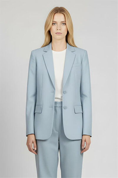 Perspective Mint Klasik Yaka Ceket