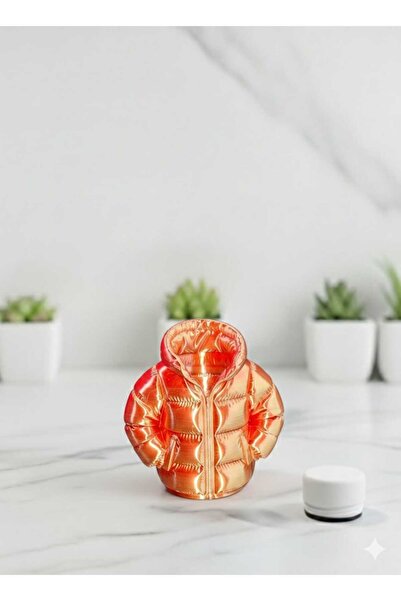 Yakamoz 3d Gold Red Color Inflatable Pen Holder Looking Like a Coat with Hand...