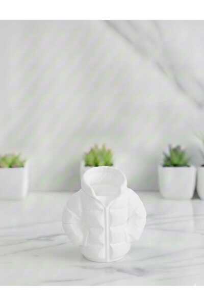 Yakamoz 3d White Color Inflatable Pen Holder with Hands in Pocket Looking Lik...