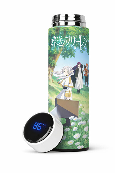 Nobbystar Frieren Beyond Journeys End Anime Temalı Dereceli Termos