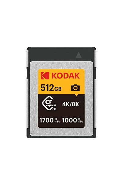 Kodak 512Gb Cf Express Type B 2.0 Memory Card (1700Mb/S - 1000Mb/S)
