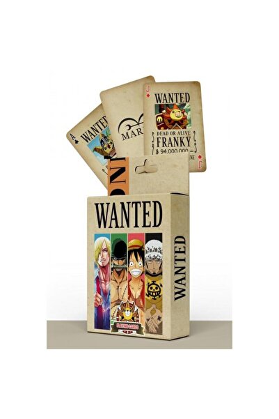 Attach ANİME One Piece Wanted iskambil Poker Kartı