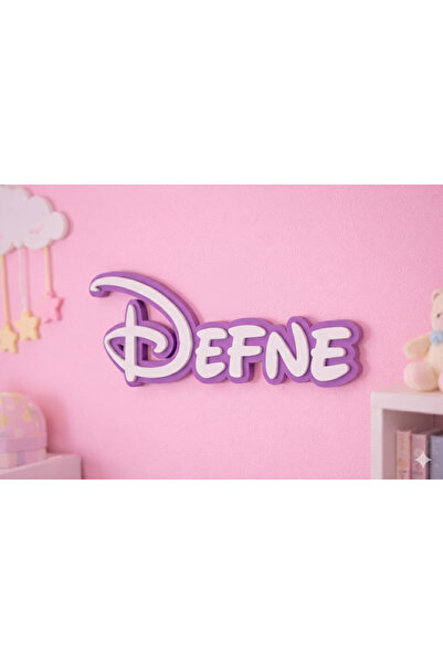 Kal Studio Kişiye Özel 3D Çocuk Odası Kapı-duvar isimliği-Duvar dekoru