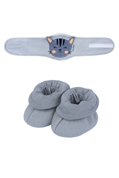 Mommyslab Cherry Seed Kolik, Booties and Belt Set. 0-4 Months Sevi