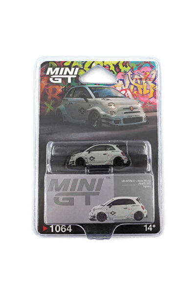 mini gt 1064 1/64 Abarth 595 LB-WORKS x Abas Works Fighters - Blister Paket