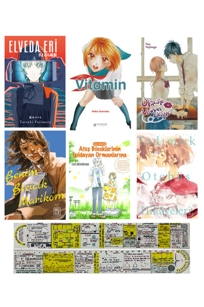 Gerekli Şeyler Yayıncılık One Shot(Tek Ciltlik) Manga Seti 6 Kitap/Elveda Eri...