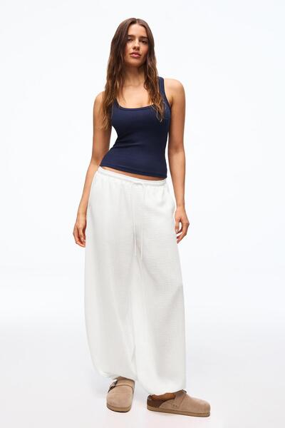 Bershka Rustik şalvar pantolon