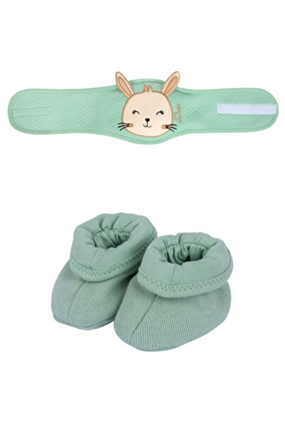 Mommyslab Cherry Seed Kolik, Booties and Belt Set. 0-4 Months Sevi