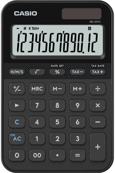 Casio MS-20YC-BK-W-DP Hesap Makinesi Desktop