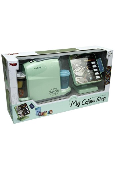 Vardem Oyuncak Kahve Makinası Sipariş Ekranlı Oyun Seti - Standart Standart