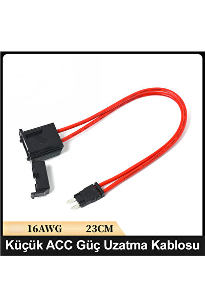 Summer love ACC Güç Kaynağı Çift Hatlı Araç Güç Uzatma Kablosu Sigorta Kutusu...