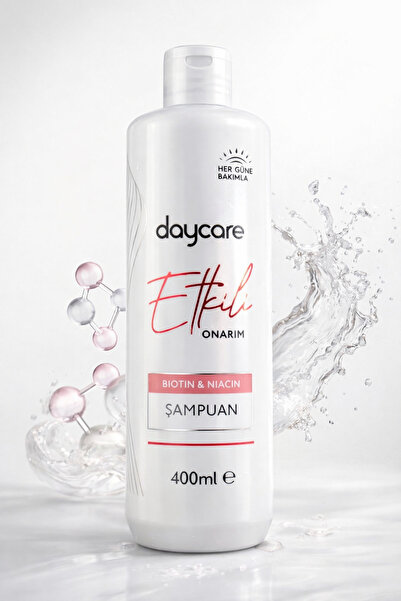 Daycare Etkili Onarım Şampuan Biotin & Niacin İçeren Onarıcı Saç Bakım Şampua...