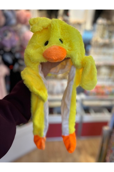 İNCİ AKSESUAR Kulaklı Tütlü Hayvan Figürlü Şapka