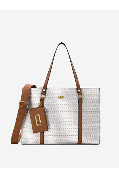 Lavie By Styli حقيبة تعليقة نسائية بيضاء من نوع Workbox