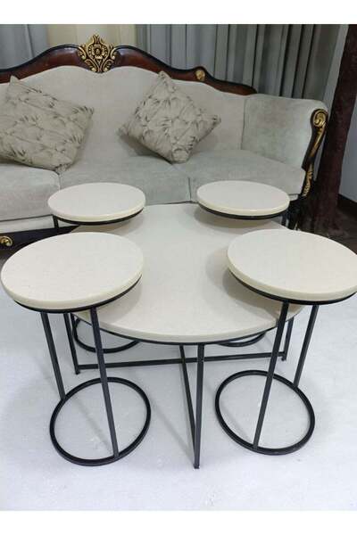 Generic Coffee table set, wood top