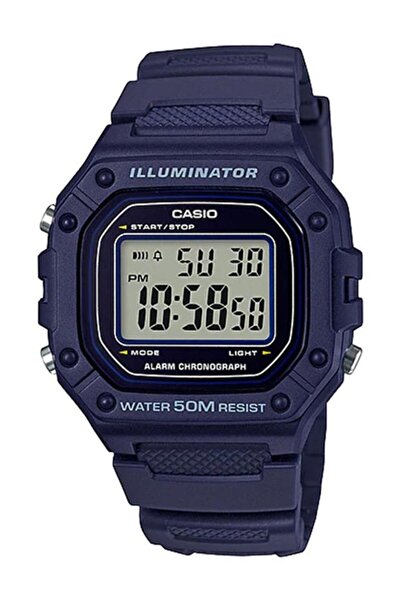 Casio Men's Standard Collection Resin Digital Wrist Watch W-218H-2AVDF
