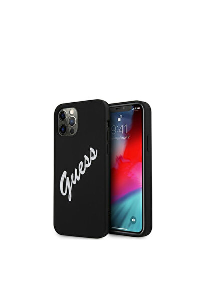Guess Original Case For iPhone 12 Pro Max Silicone Vintage