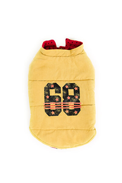 Famous Frenchie Geacă reversibilă Duo Vibrant: Galben și roșu