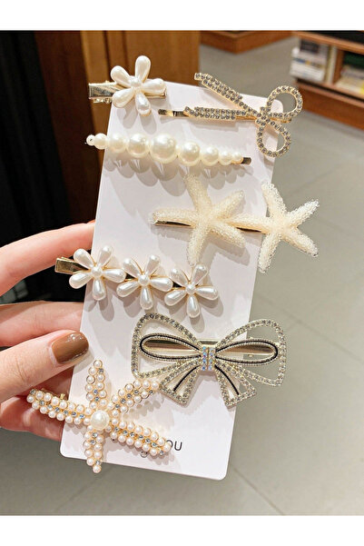 Take Two By Styli عبوة من 7 مشابك شعر مزخرفة