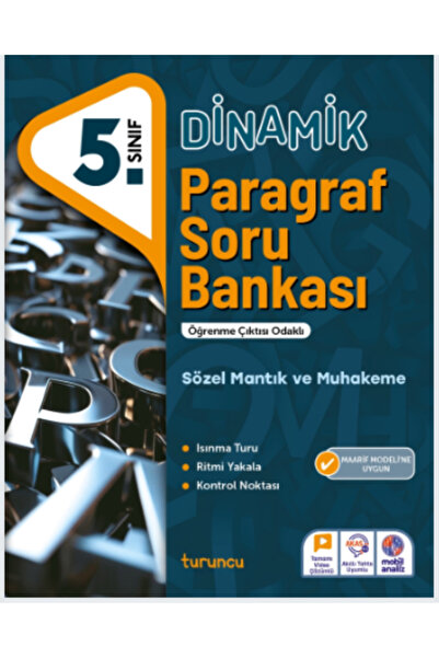 Tudem Yayınları TURUNCU 5. Sınıf Dinamik Paragraf Soru Bankası