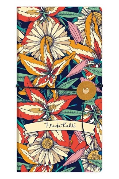 Clairefontaine Caiet 9 x 18 cm Frida Kahlo Bej - 80 pagini 90 g/m²