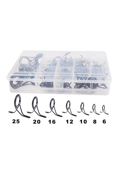 CAPTAIN Spin Kamış Halka Seti İki Ayaklı Porselen 100'lü Kutu 6-8-10-12-16-20...