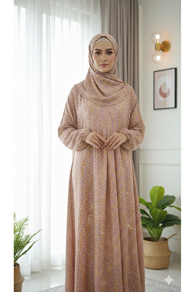 Maison Emarat Prayer Dress / Namazi / libs salah with attached matching Sheila