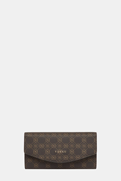 Vakko KAHVE MONOGRAM CÜZDAN